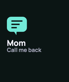 Lumi-Numi shows notifications